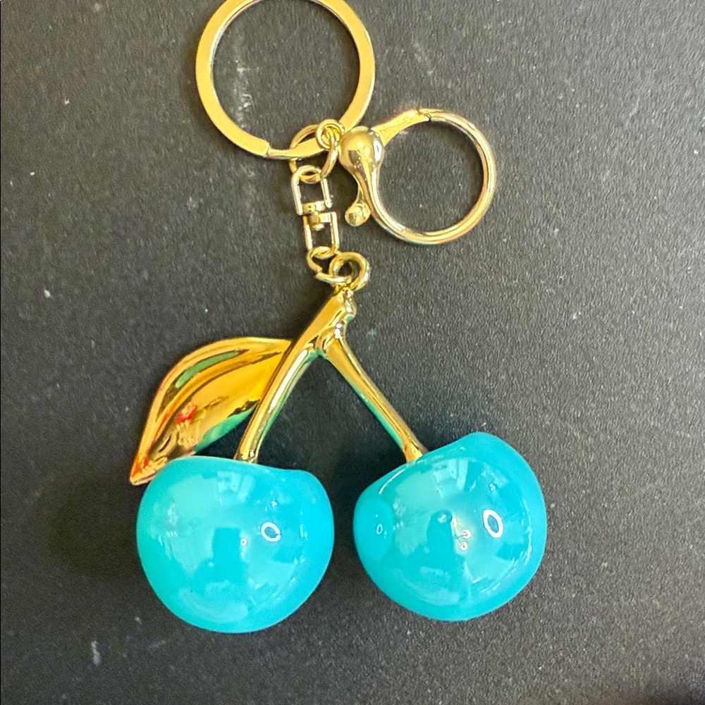 Cherry Bag Charm/Key Chains Large Various Colors - Picture 2 of 8